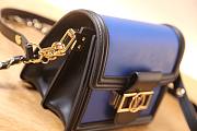 Louis Vuitton Dauphine Monogram Canvas Blue Handbag - 5