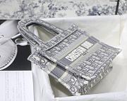 Dior Mini Book Tote Gray 23cm - 2