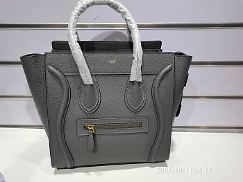 Celine MICRO LUGGAGE HANDBAG IN BABY DRUMMED CALFSKIN