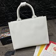 Dolce & Gabbana Beatrice leather tote bag white - 2