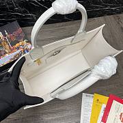 Dolce & Gabbana Beatrice leather tote bag white - 4