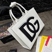 Dolce & Gabbana Beatrice leather tote bag white - 5