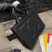 Dolce & Gabbana Beatrice DG black leather tote bag - 6