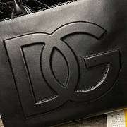Dolce & Gabbana Beatrice DG black leather tote bag - 3