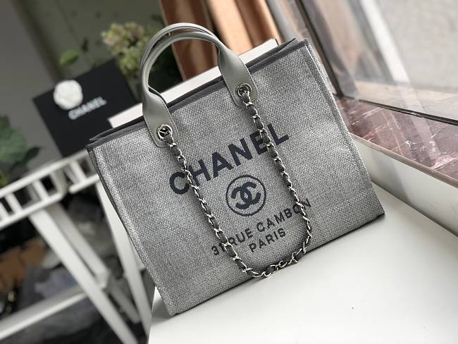 Chanel shopping tote handle bag 01 - 1