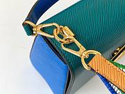 Louis Vuitton Twist MM Handbag in Blue M55851 - 2