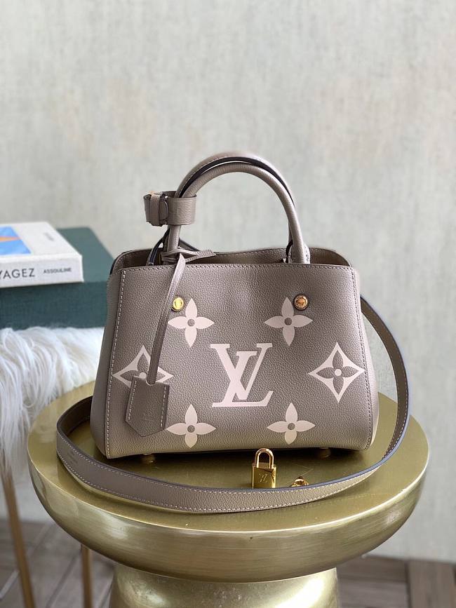 Louis Vuitton Montaigne BB Grey Empreinte Leather M41053 - 1