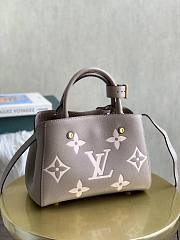 Louis Vuitton Montaigne BB Grey Empreinte Leather M41053 - 3