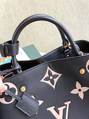 Louis Vuitton Montaigne MM in Black M41048 - 3