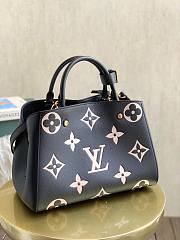 Louis Vuitton Montaigne MM in Black M41048 - 2