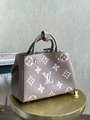 Louis Vuitton Montaigne MM in Gray M41048 - 5