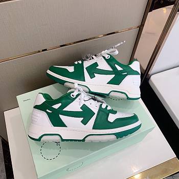 Off-White green shoes 