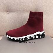 Balenciaga red trainers sneake - 6