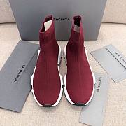 Balenciaga red trainers sneake - 5