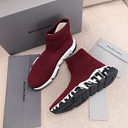 Balenciaga red trainers sneake - 3