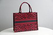 Dior Book Tote Red Mizza Embroidery 36cm - 5