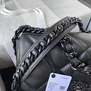 Chanel 19 Flap Bag All Black  - 3