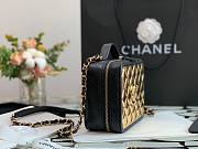 Chanel Lambskin & Gold Metal Clutch with Chain AP2393  - 6