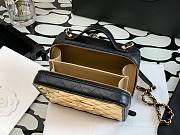 Chanel Lambskin & Gold Metal Clutch with Chain AP2393  - 3