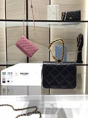 Chanel Lambskin Card Holder Black AP2397 - 6