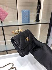 Chanel Lambskin Card Holder Black AP2397 - 3