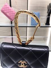 Chanel Lambskin Card Holder Black AP2397 - 2