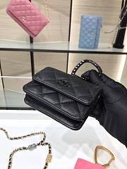 Chanel Lambskin Card Holder All Black AP2397 - 4