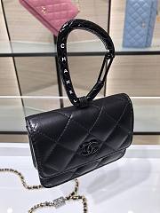 Chanel Lambskin Card Holder All Black AP2397 - 3