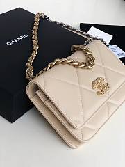 Chanel Quilted 19 Wallet on Chain WOC Beige 2019 - 5