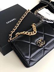 Chanel Quilted 19 Wallet on Chain WOC Black 2019 - 6