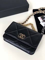 Chanel Quilted 19 Wallet on Chain WOC Black 2019 - 2