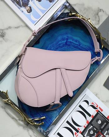 Dior Saddle Oblique Matte Pink 26cm M9001