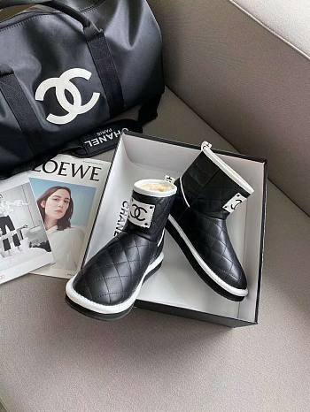 Chanel black boots 01