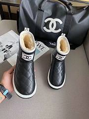 Chanel black boots 01 - 3