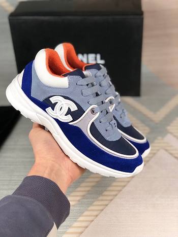 Chanel blue shoes 
