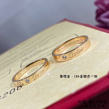 Cartier love rings 