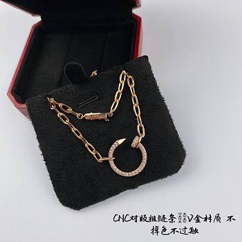 Cartier necklace gold/ silver 