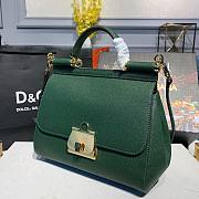 DOLCE & GABBANA Sicily Small Tote Green Bag - 6