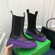 Bottega Veneta Boots in Black/ Purple - 4