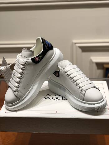 ALEXANDER MQUEEN Platform Trainers embroidery