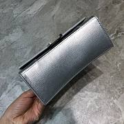 Balenciaga mini hourglass silver 19cm - 4