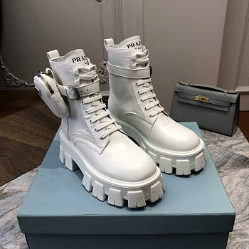 Prada boots white 