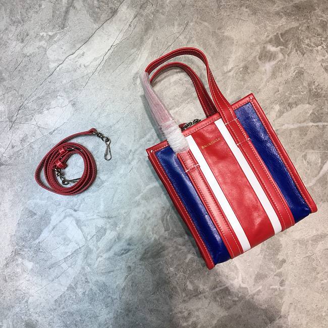 Balenciagan bazar shoper bag red - 1