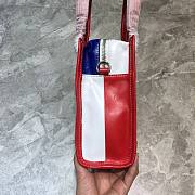 Balenciagan bazar shoper bag red - 3