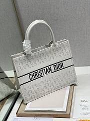 Dior Tote Book white leather 36cm - 2