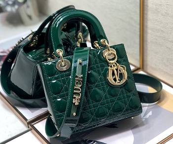 Dior patent ABC 20cm green