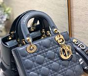 Dior patent ABC 20cm blue - 4