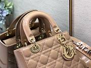 Dior patent ABC 20cm beige - 5