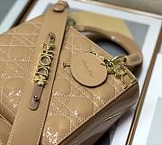 Dior patent ABC 20cm beige - 3