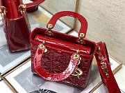 Dior patent ABC 20cm red - 6